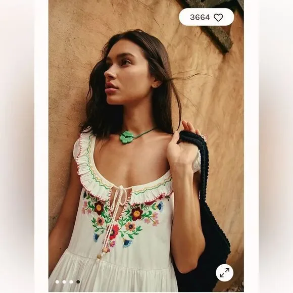 Free People Large Celia Mini Dress - Picture 2 of 8